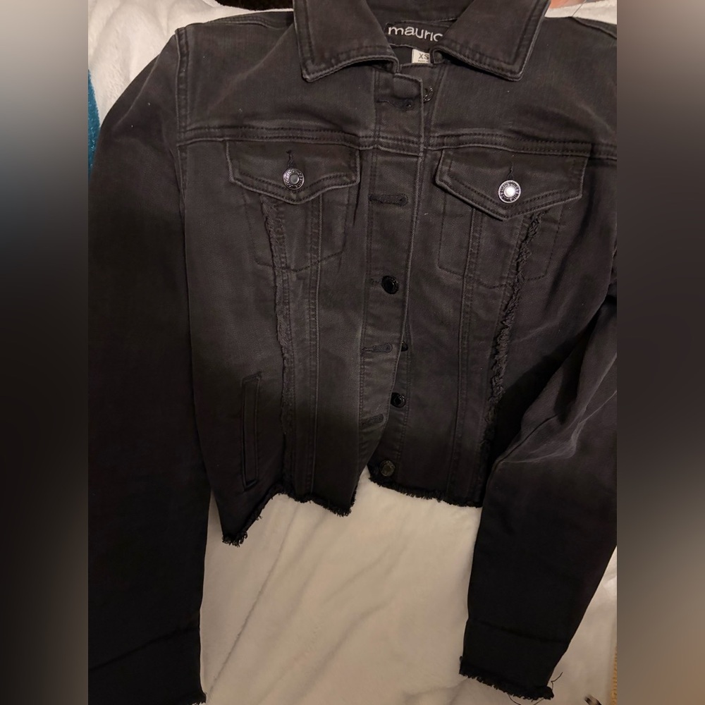 Maurices Charcoal Jean Jacket